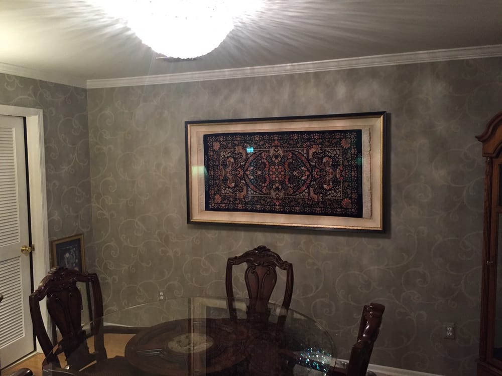 Persian Rug Optium Glass Silk Fabric To Accent Our Yelp Photo Of L A Frame Green Brook Nj United States Persian Rug