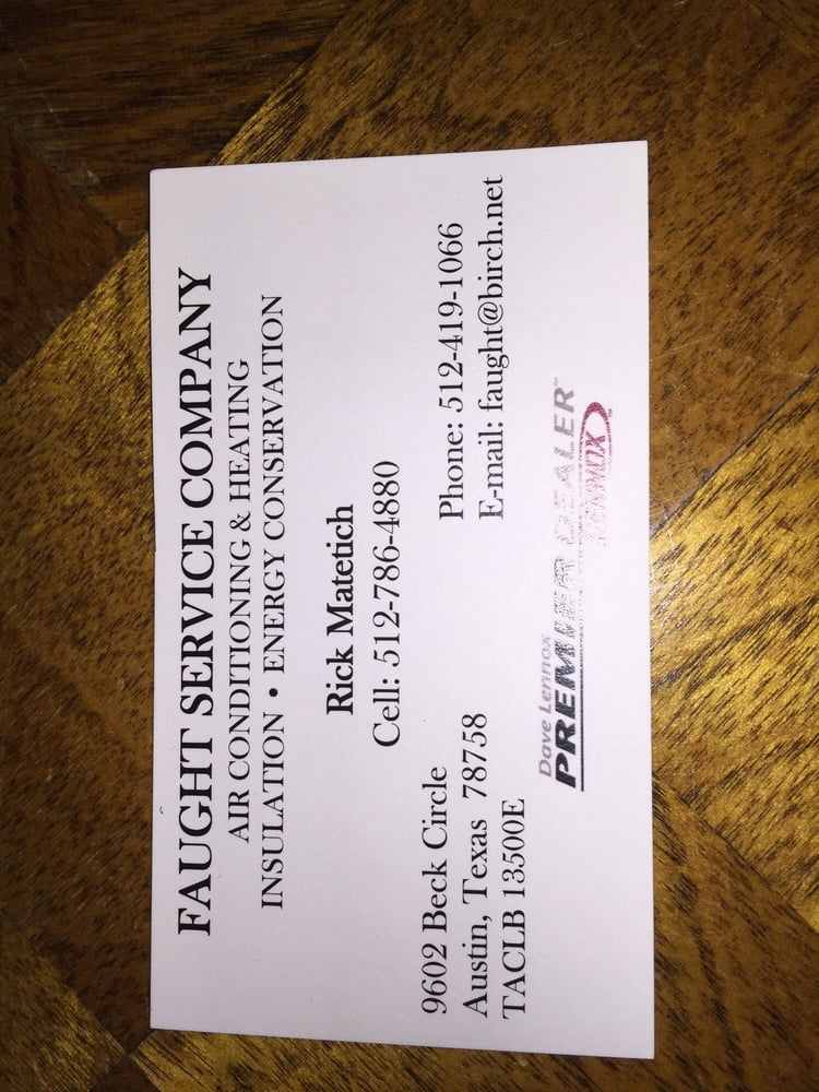 image of business Faught Service Company