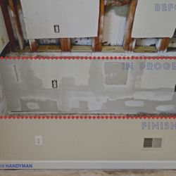 Jim The Handyman 16 Photos 35 Reviews 2950 Photo Of Jim The Handyman Fairfax Va United States Cutting Drywall