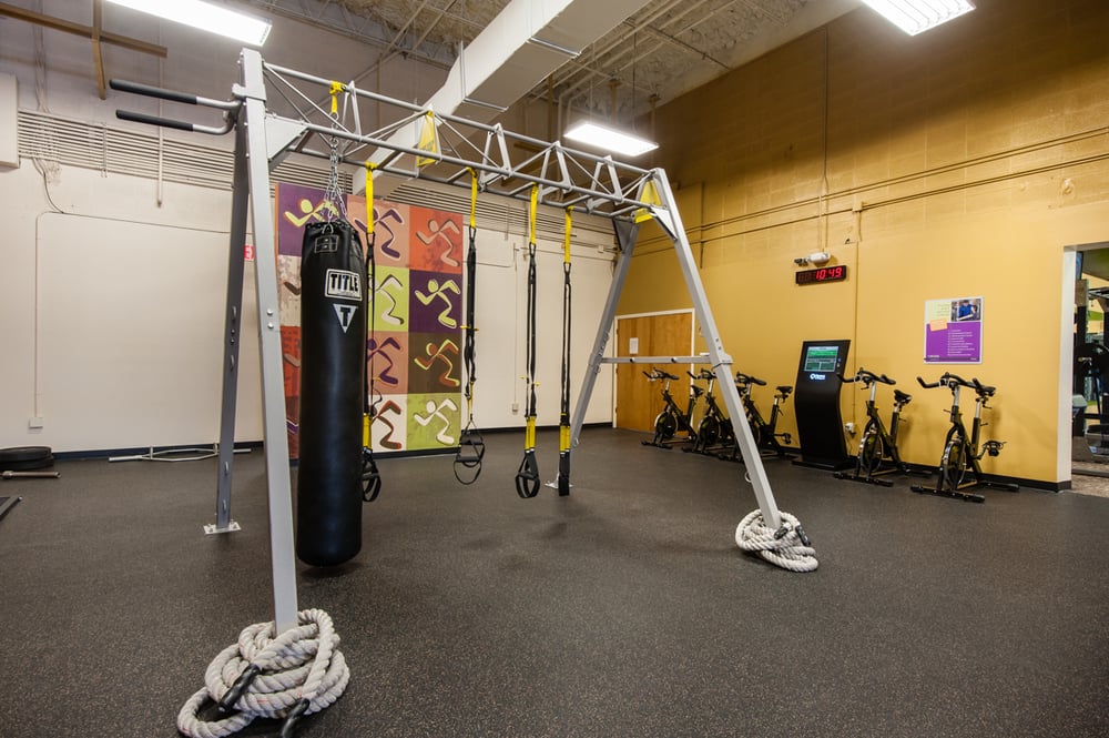 Trx Battle Ropes And Heavy Punching Bag Yelp Photo Of Anytime Fitness Milton Fl United States Trx Battle Ropes