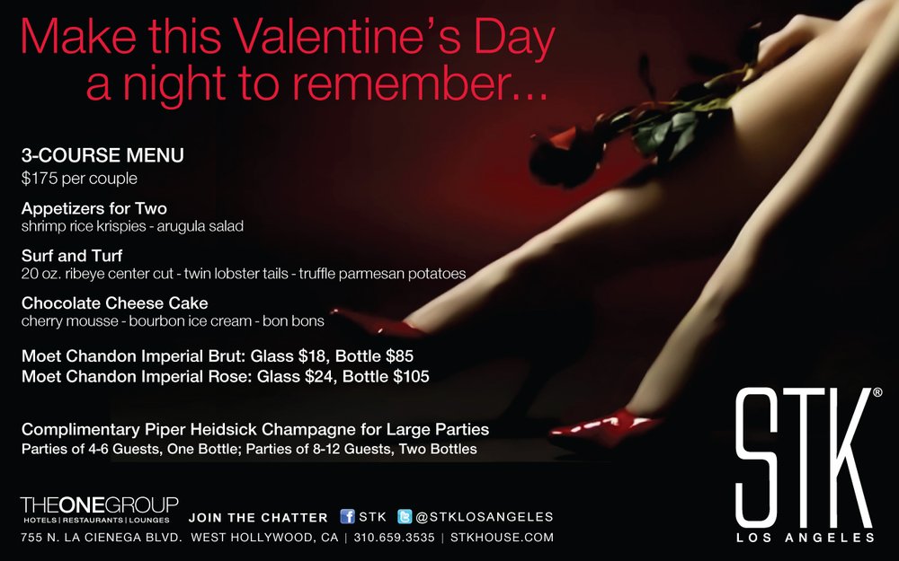 s day events los angeles stk los angeles s day dinner special los s day events los angeles stk los angeles s day dinner special los